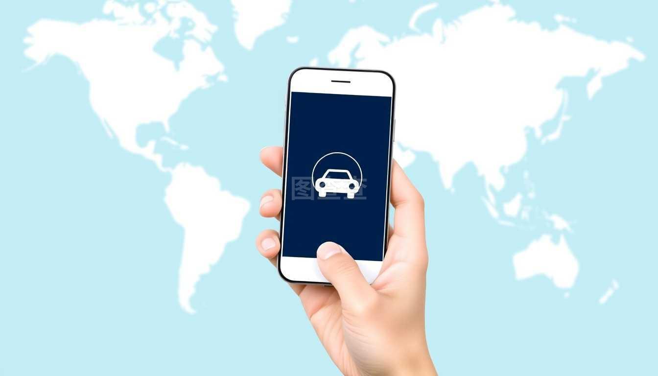 手机一键租车 汽车出租平面设计全解析